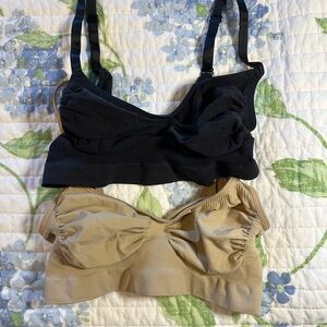 SKIMS Seamless Sculpt in Black and Tan